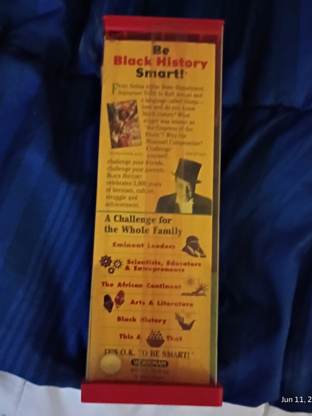 Black History Smart! Trivia Game - Yellow